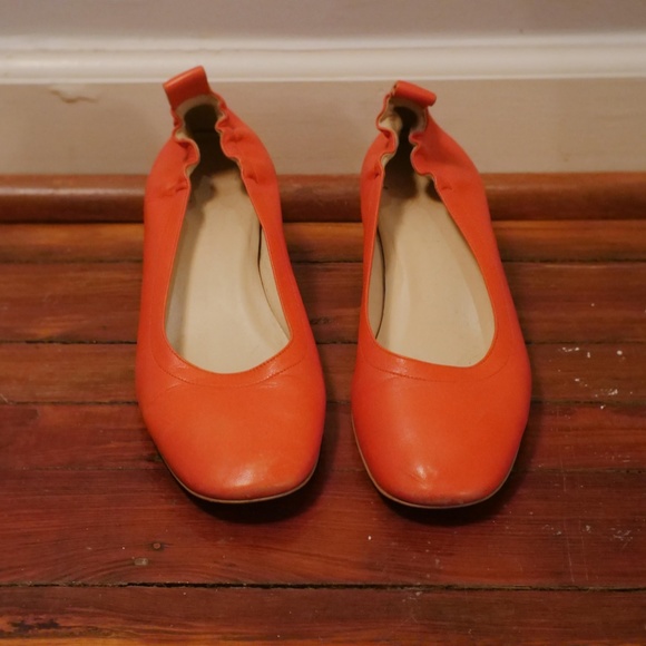 Everlane The Day Heel Black Leather Block Heel 6.5 - Picture 2 of 5